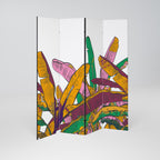TROPICAL GLOW Rumsavdelare 4 paneler