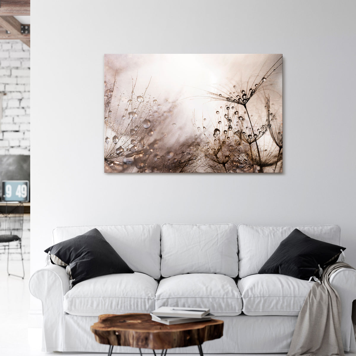 FLEETING DAWN Horizontal Canvas Print