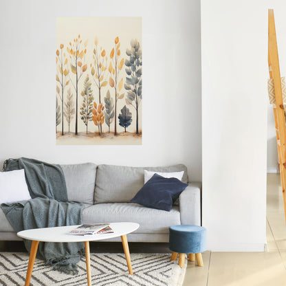 HÖSTSKOG, självhäftande poster