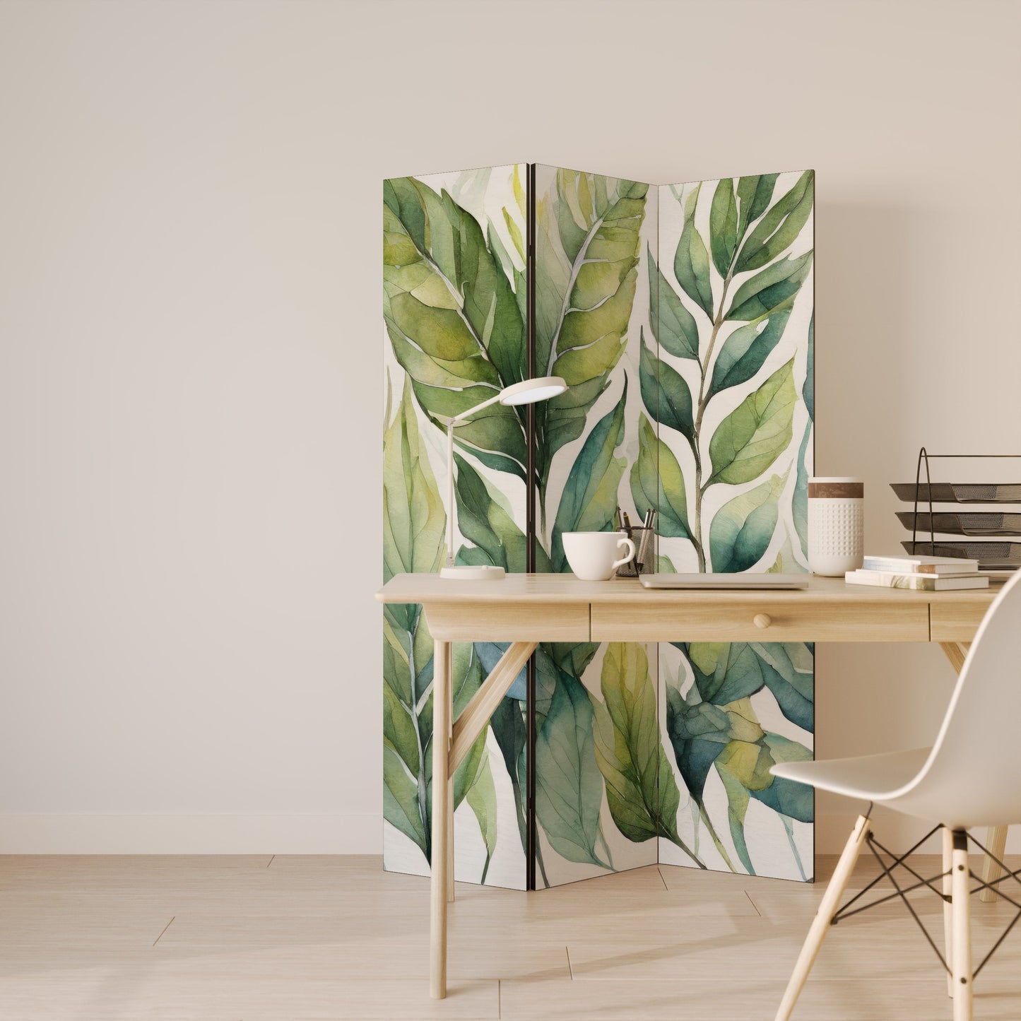 VERDURE SCAPE Dekorativ rumsavdelare med 3 paneler