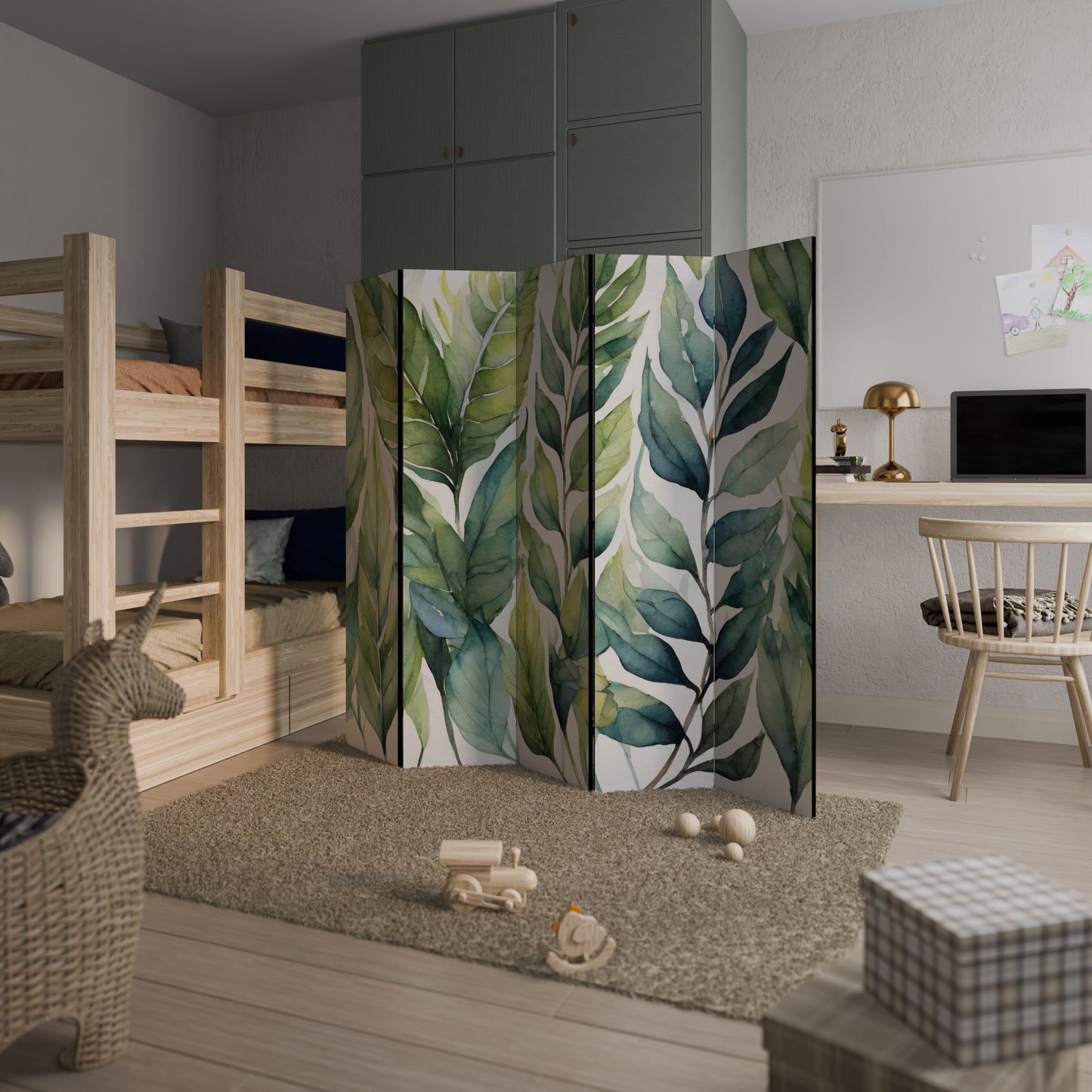 VERDURE SCAPE Dekorativ rumsavdelare – 5 paneler