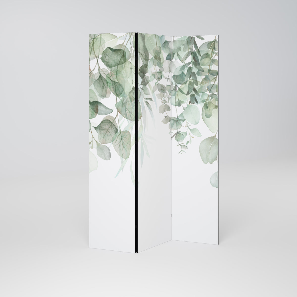 PURE VERDURE Dekorativ rumsavdelare – 3 paneler