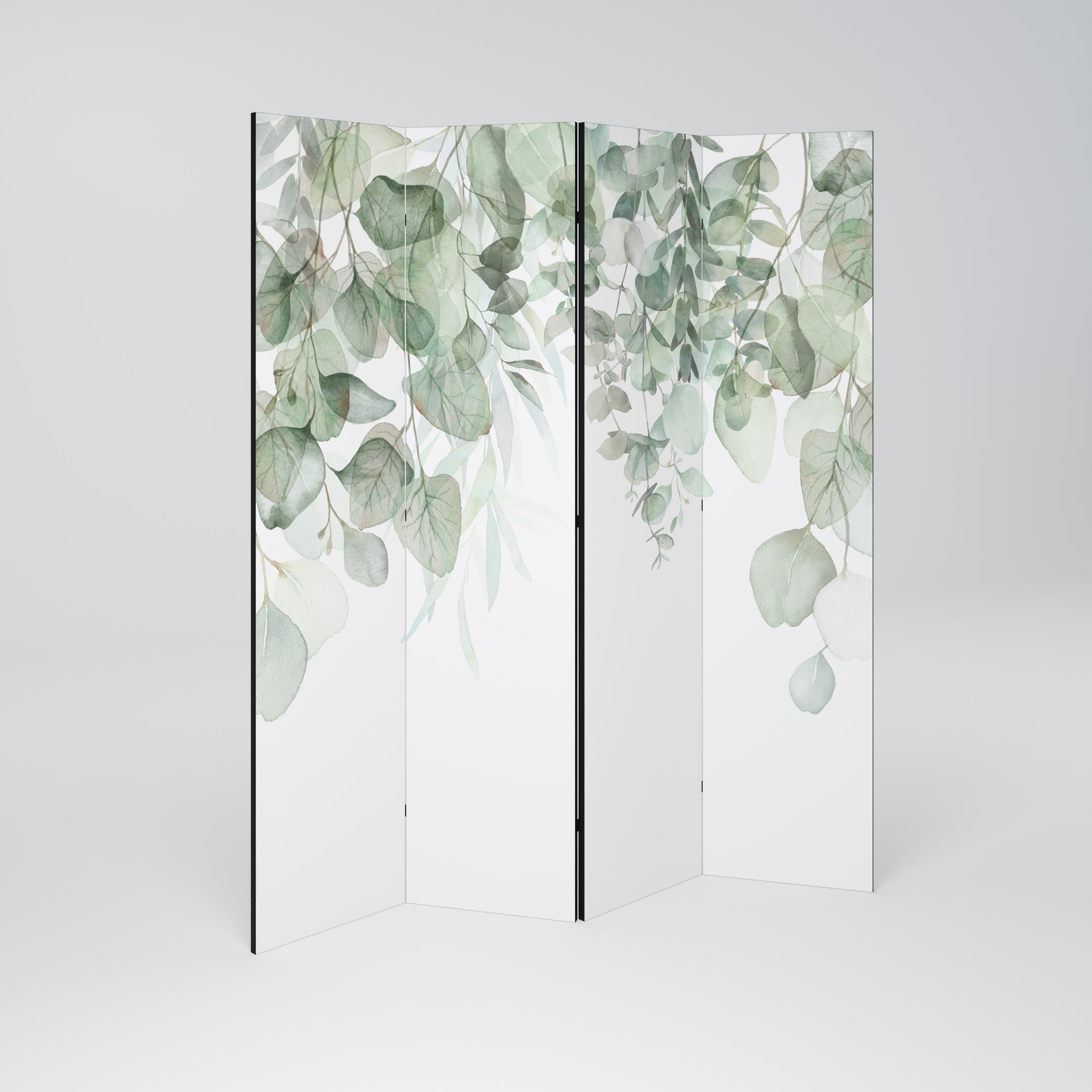 PURE VERDURE Dekorativ rumsavdelare med 4 paneler