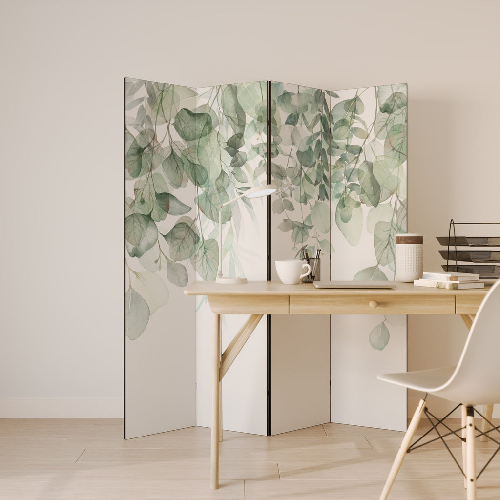 PURE VERDURE Dekorativ rumsavdelare med 4 paneler