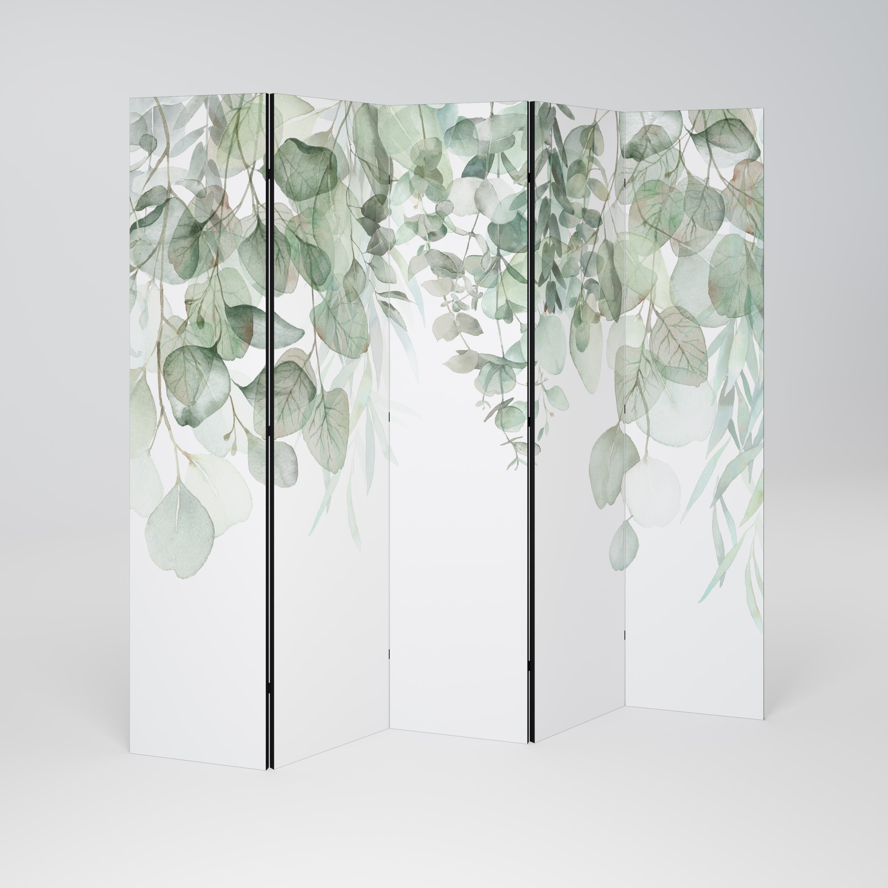 PURE VERDURE Dekorativ rumsavdelare – 5 paneler