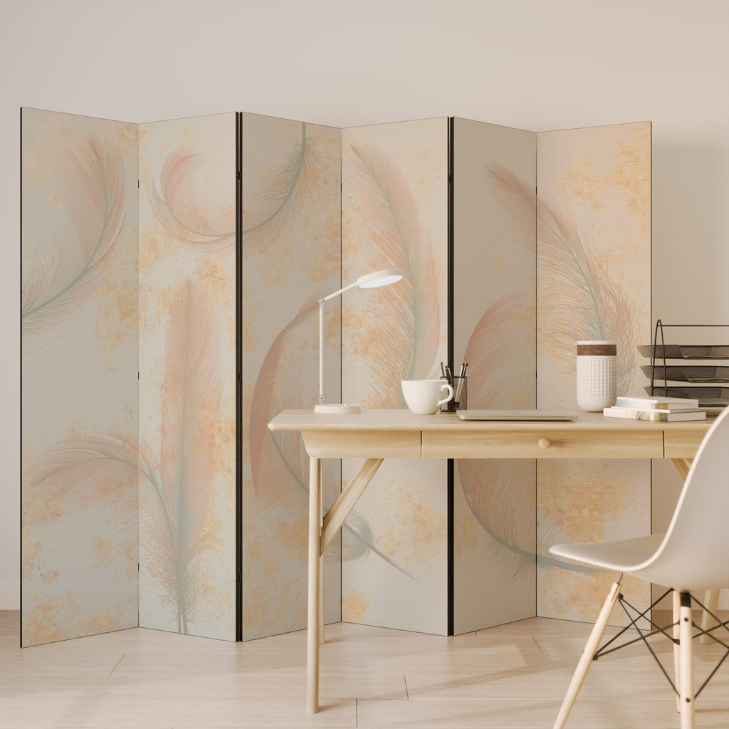 Dekorativ rumsavdelare AURA OF LIGHT med 6 paneler