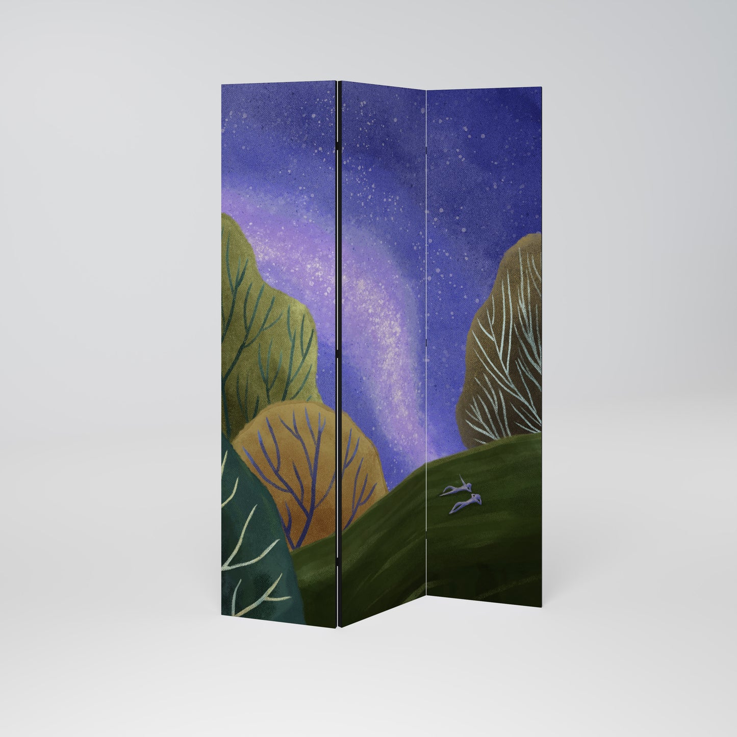 STARLIT VIBE Dekorativ rumsavdelare – 3 paneler