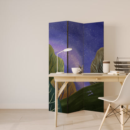 STARLIT VIBE Dekorativ rumsavdelare med 3 paneler