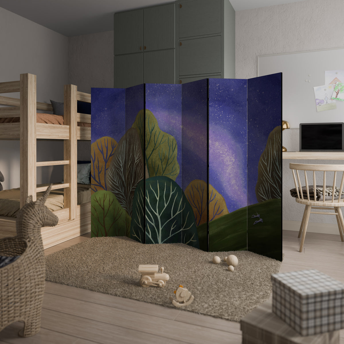 STARLIT VIBE Rumsavdelare 6 paneler