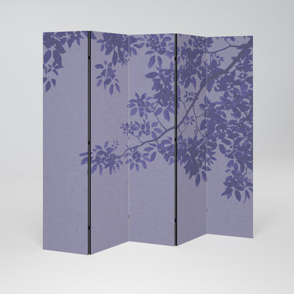 ELEGANT LEAFY VEIL Dekorativ rumsavdelare – 5 paneler