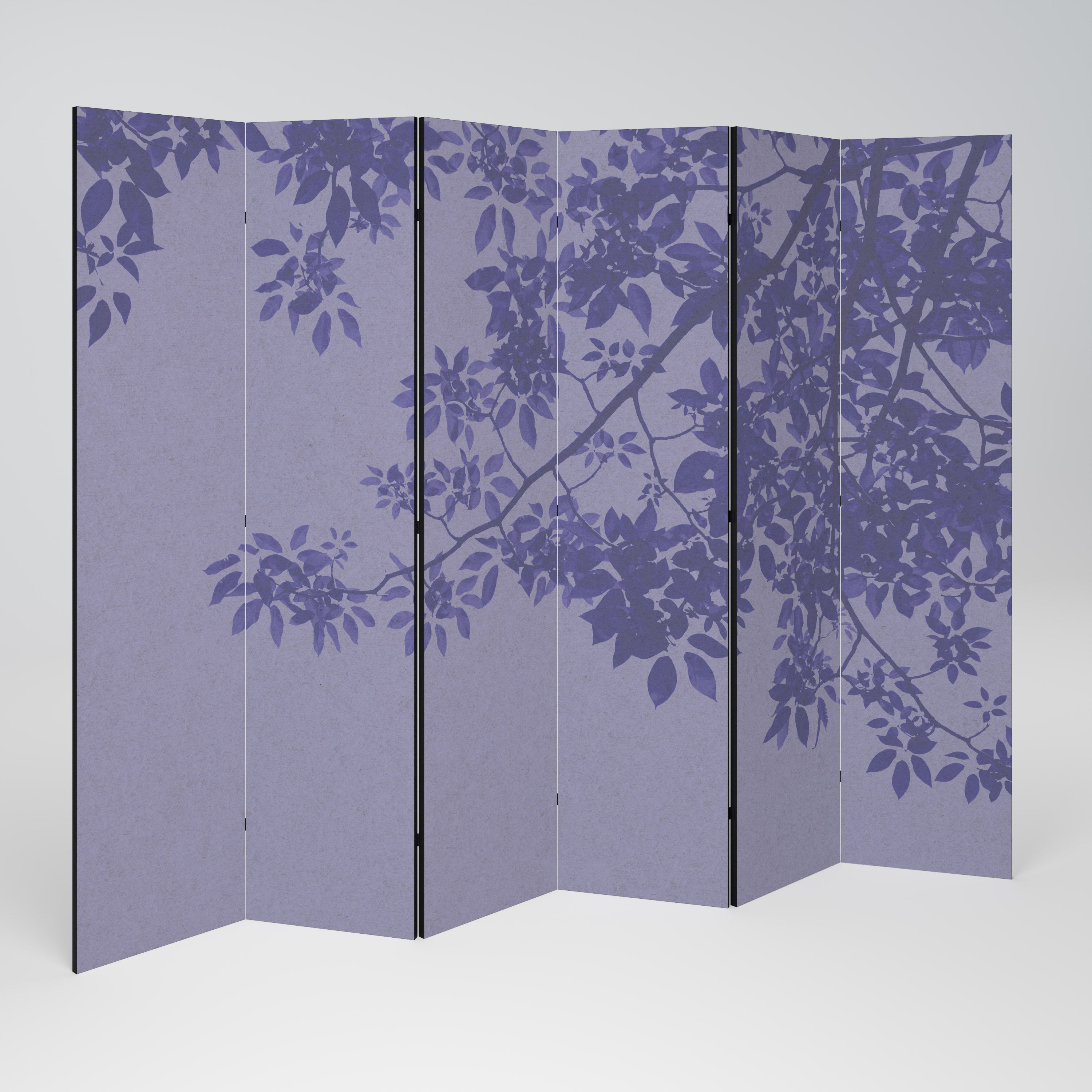 ELEGANT LEAFY VEIL 6-Panel Room Divider