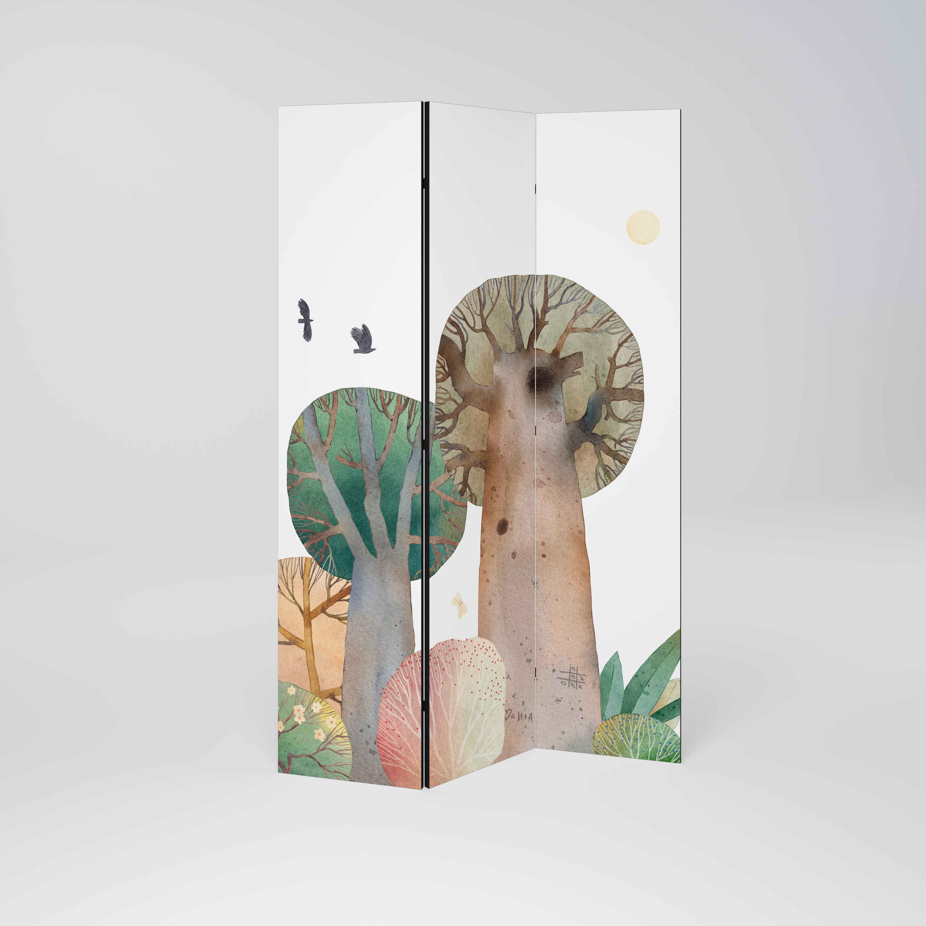 FLIGHT OVER 3-Panel Room Divider