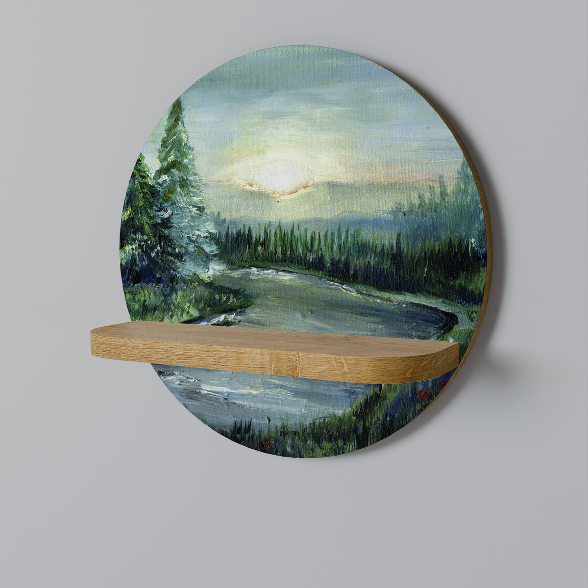 FOREST SUNSET Dekorationshylla