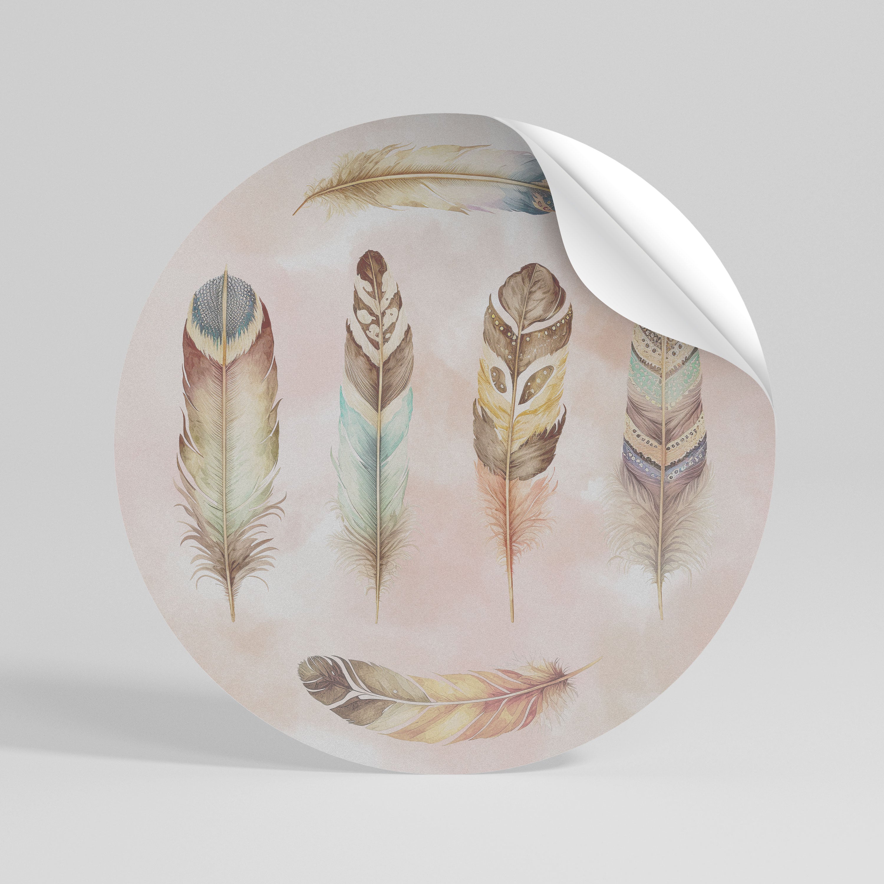 THE DELIQUESCE Rund väggdekal