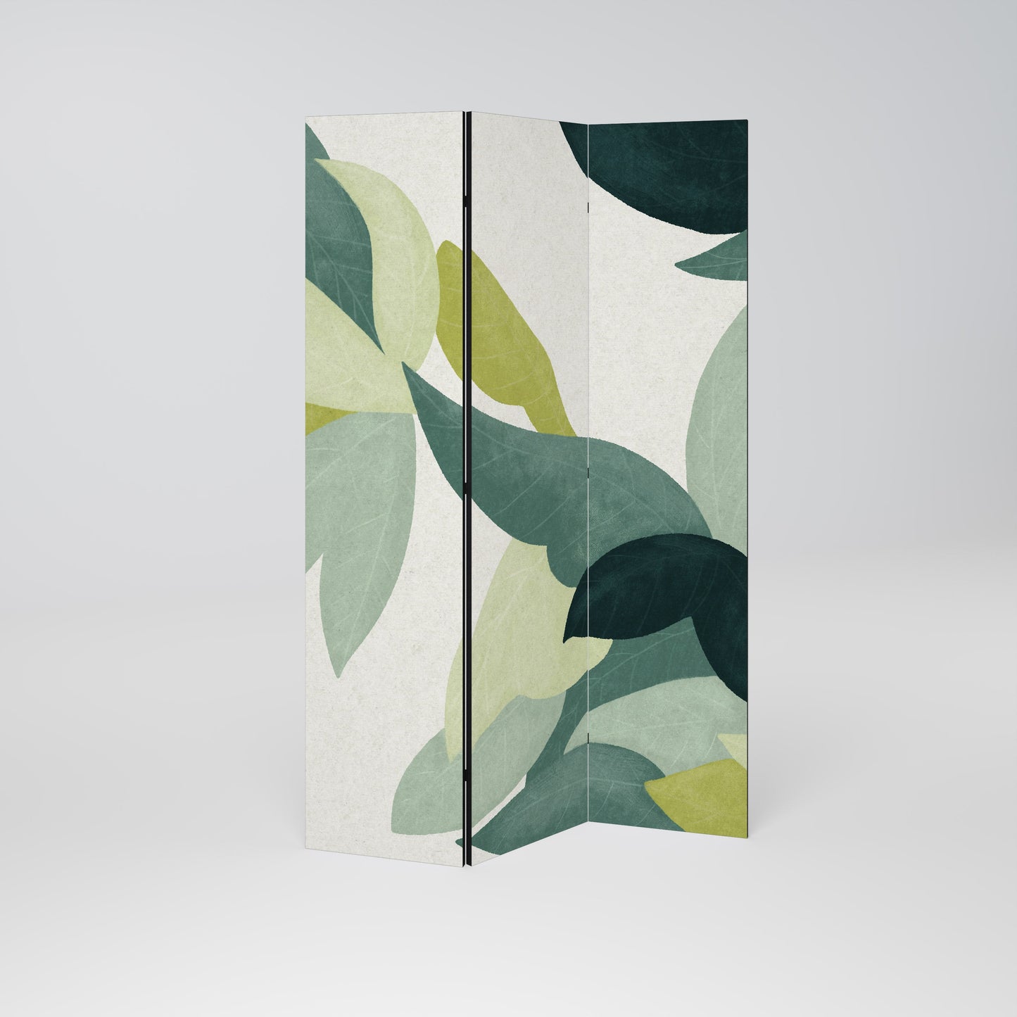 LEAFY VIBRATION Dekorativ rumsavdelare med 3 paneler