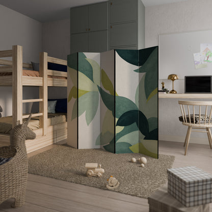 LEAFY VIBRATION Dekorativ rumsavdelare med 5 paneler