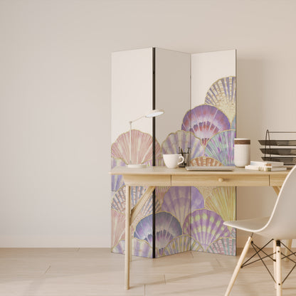 PASTEL OCEAN DREAMS Dekorativ rumsavdelare – 3 paneler