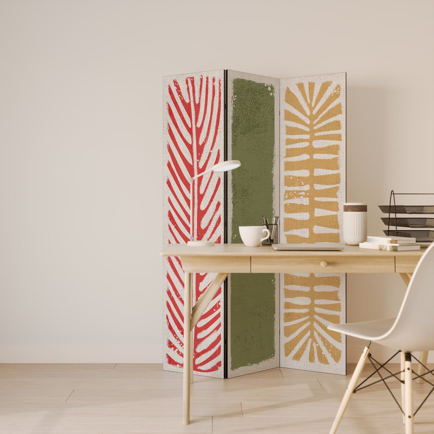 GREENERY WALK Decorative 3-Panel Room Divider