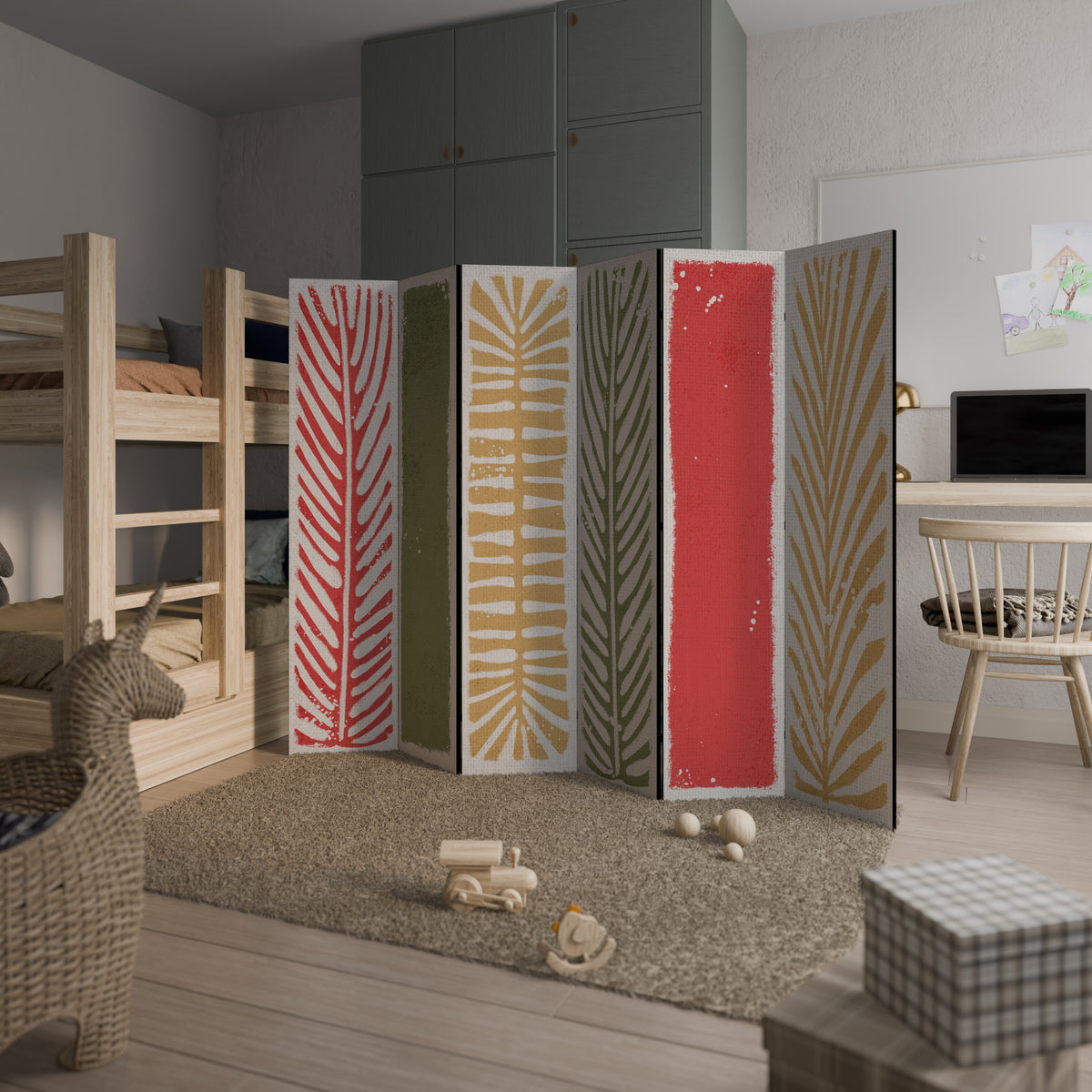 GREENERY WALK Rumsavdelare 6 paneler