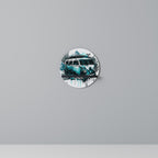 CARAVELLE LEGEND Round Art Shelf In Black Finish