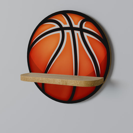 BASKETBALL LUST Rund Konsthylla I Ekeffekt