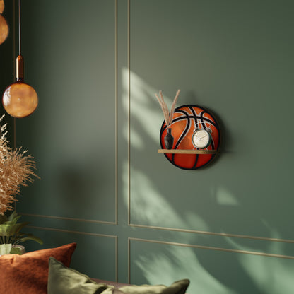 BASKETBALL LUST Rund Konsthylla I Ekeffekt