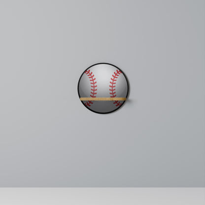 BASEBALL AllURE Rund Konsthylla I Ekeffekt