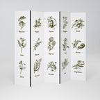 HERBAL FINESSE - DE 5-Panel Room Divider