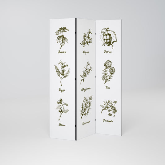HERBAL FINESSE - IT Decorative 3-Panel Room Divider