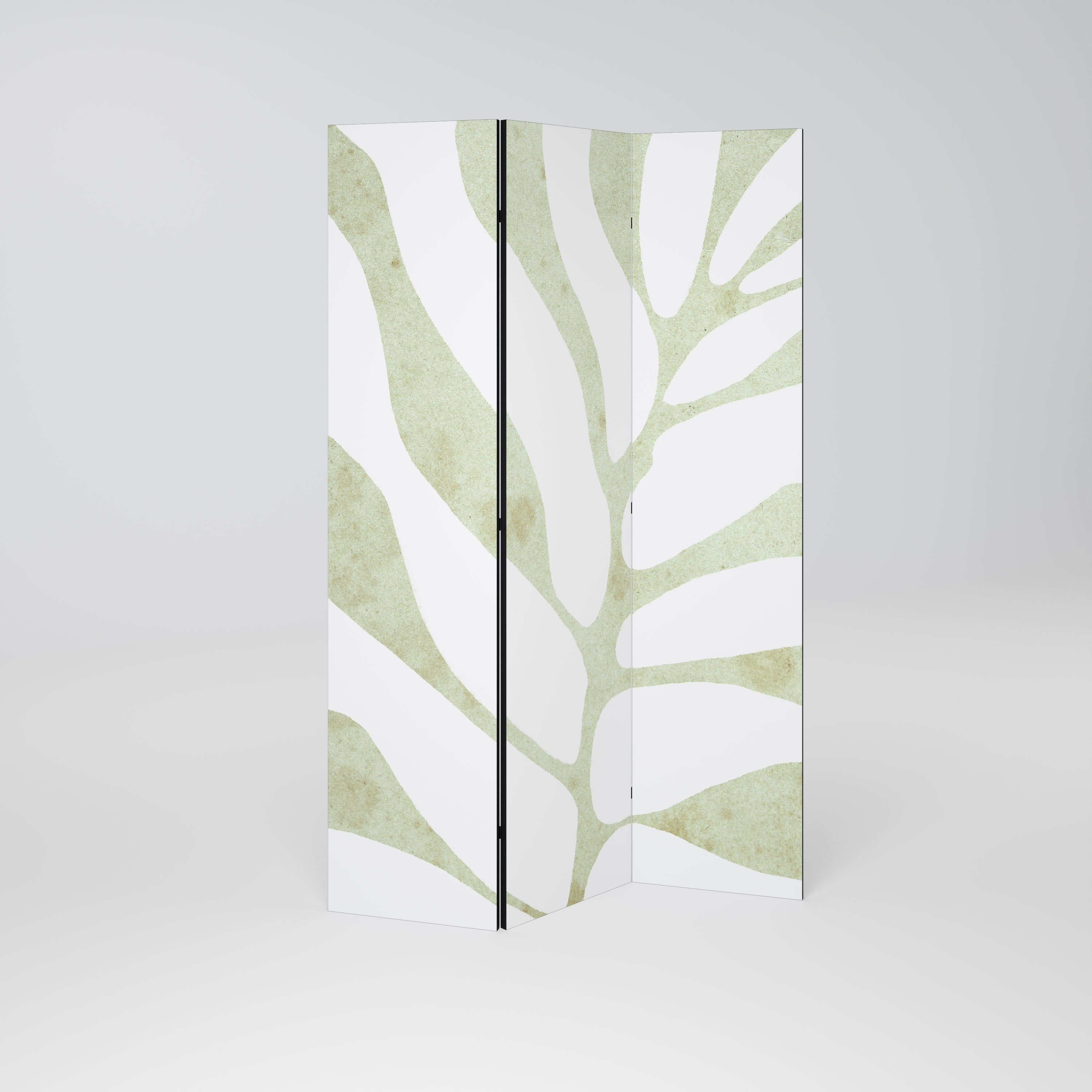 BOTANICAL SPARK Dekorativ rumsavdelare med 3 paneler