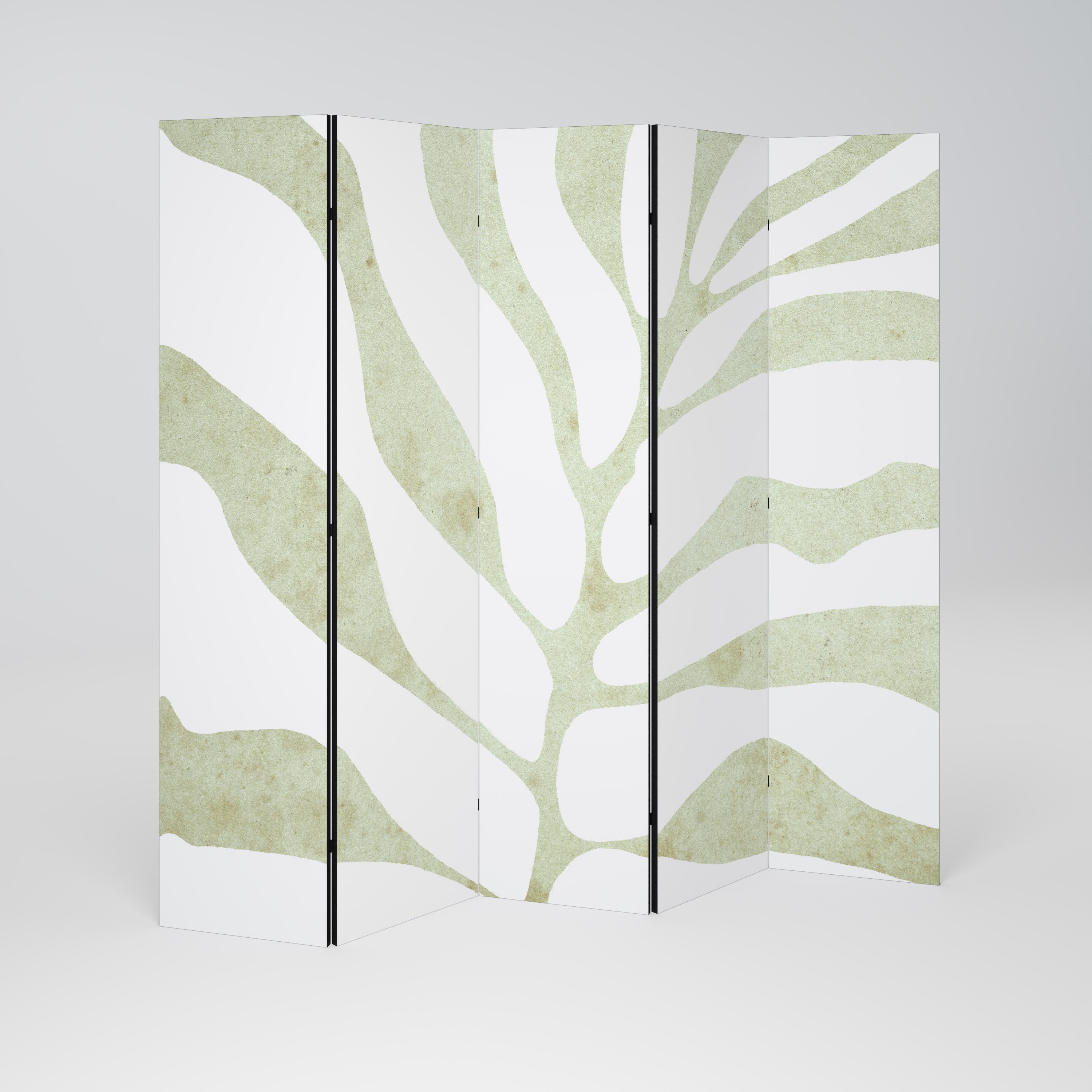 BOTANICAL SPARK Dekorativ rumsavdelare – 5 paneler