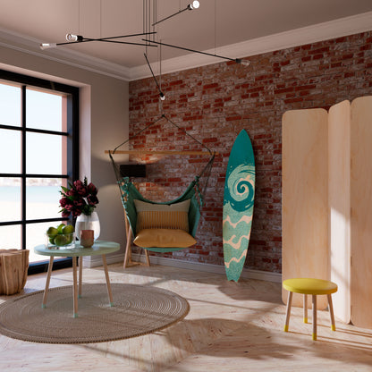 AQUA HELIX Surfboard Decorative Panel