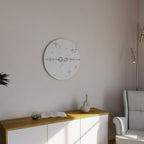 GALAXY OUTLINE Round Wall Art