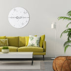 GALAXY OUTLINE Round Wall Art