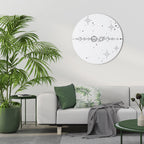 GALAXY OUTLINE Round Wall Art