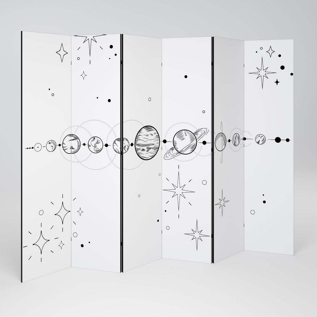 GALAXY OUTLINE Rumsavdelare 6 paneler