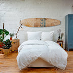 SUN-KISSED WAVES Dekorativ Surfbräda