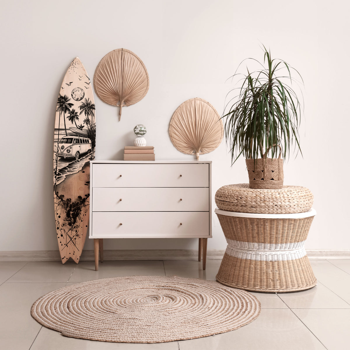 TRIPPY MEMORY Surfboard Decorative Panel