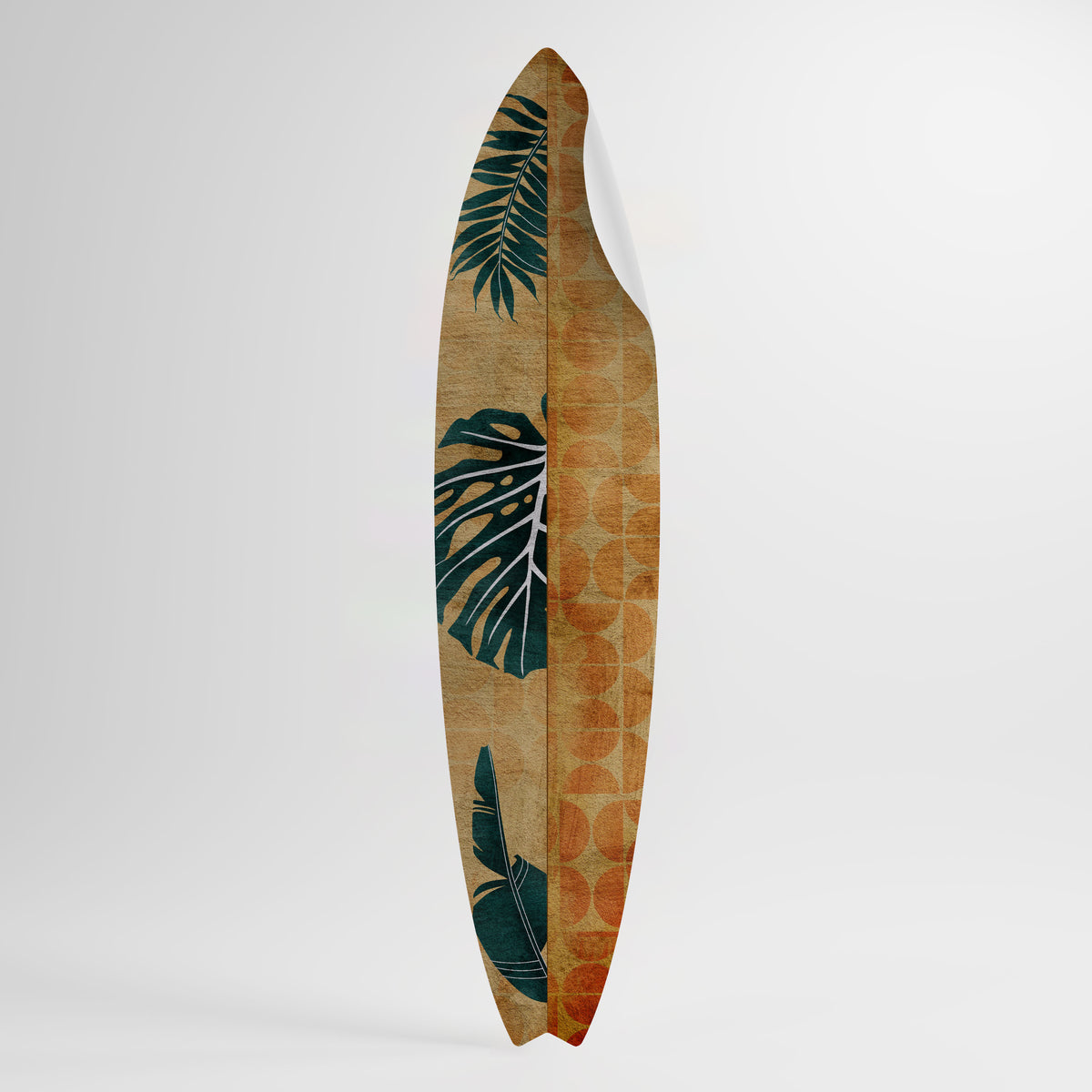 PALM LEAF SURFBOARD Väggdekal surfbräda