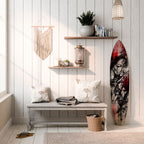 CRIMSON ECHO Dekorativ Surfbräda