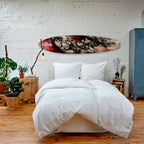 CRIMSON ECHO Dekorativ Surfbräda