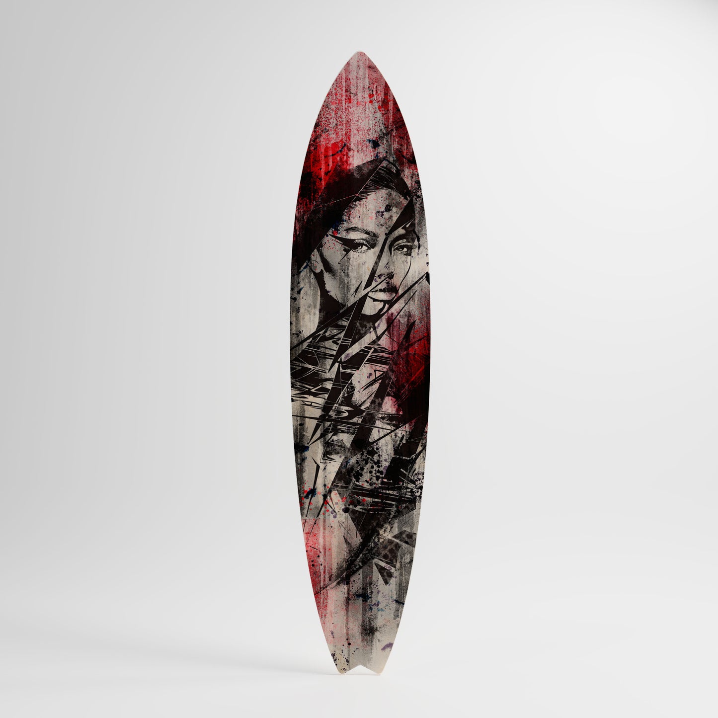 CRIMSON ECHO Dekorativ Surfbräda