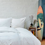 HELLO SUMMER Dekorativ Surfbräda