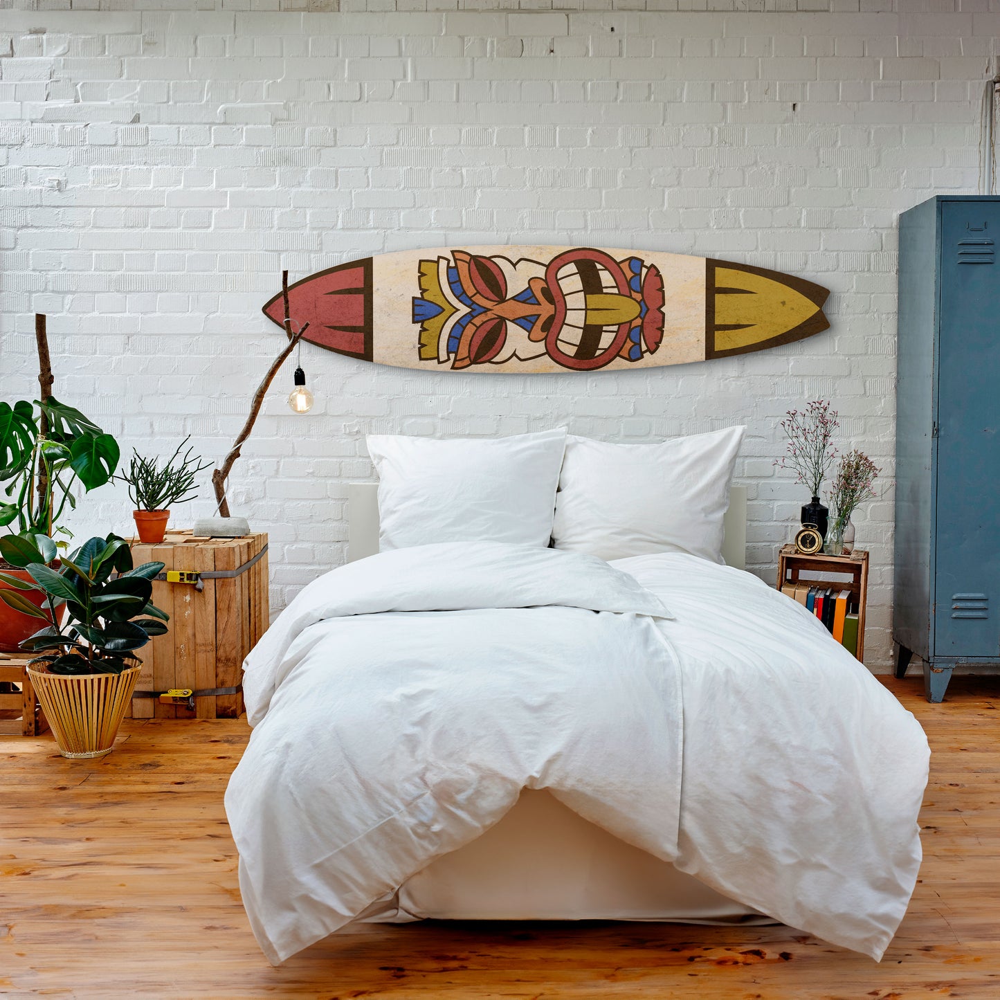 TOTEM TIKI Dekorativ Surfbräda