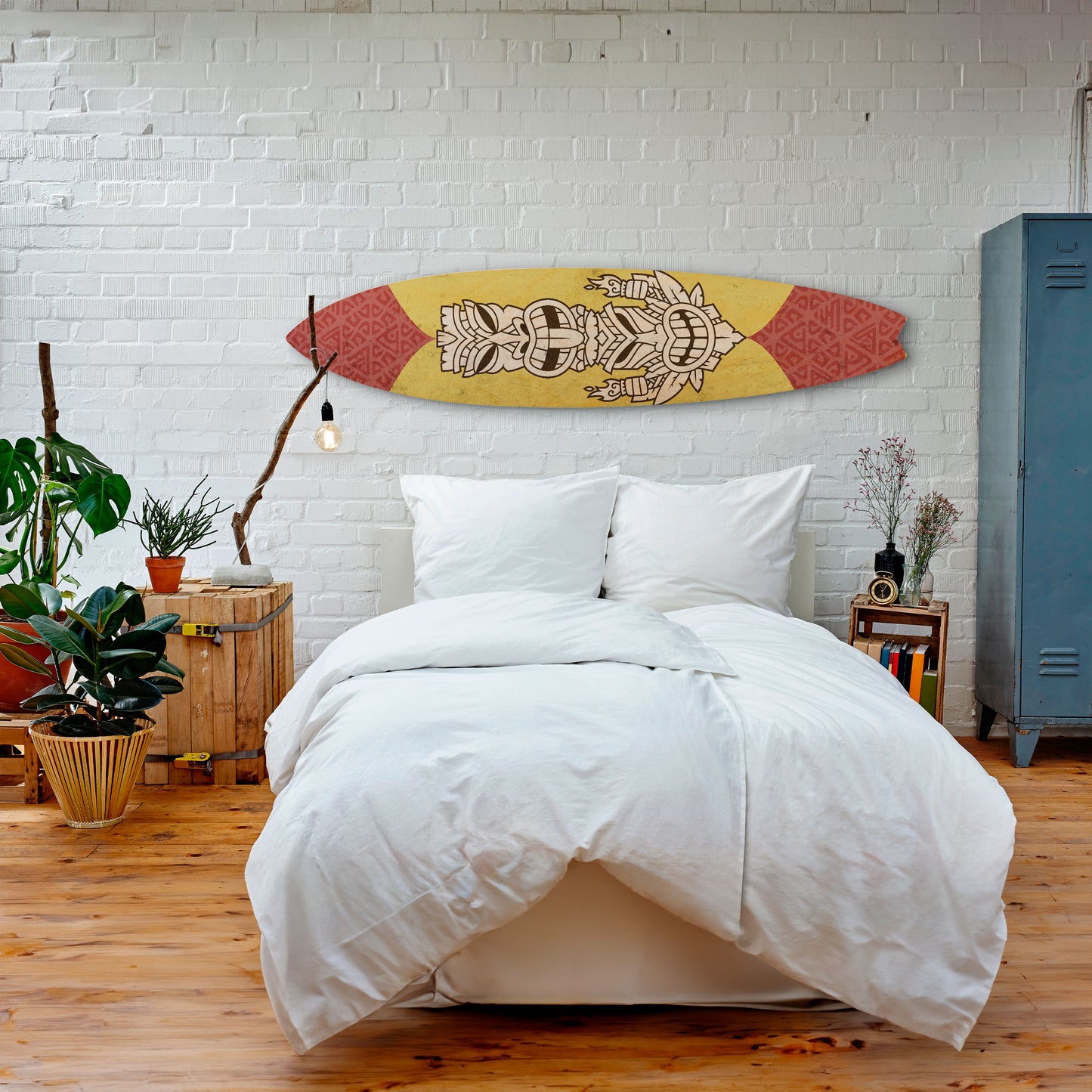 TIKI TOTEM Dekorativ Surfbräda