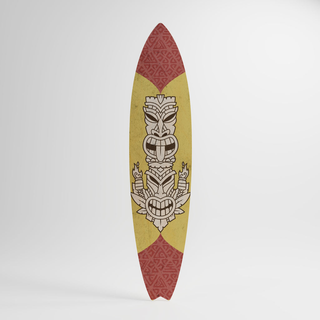 TIKI TOTEM Dekorativ Surfbräda