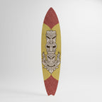 TIKI TOTEM Dekorativ Surfbräda