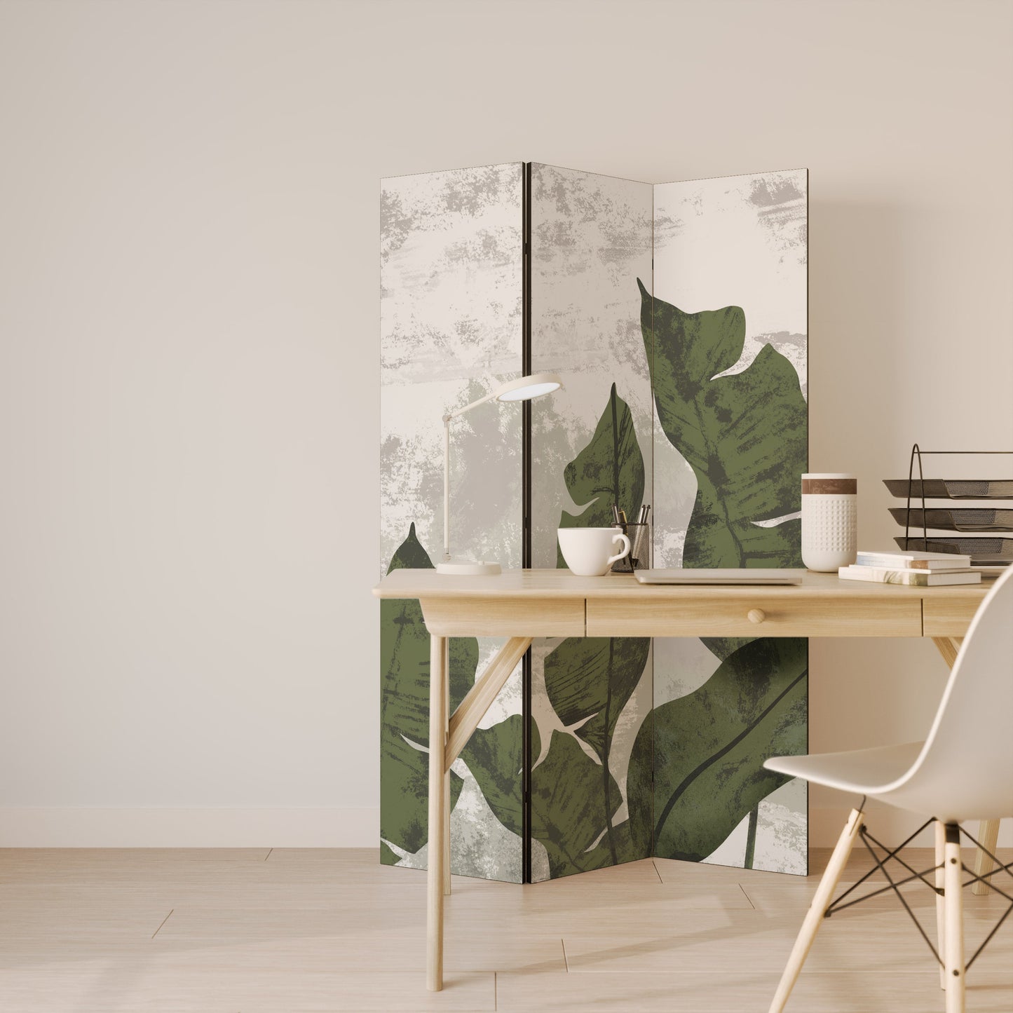 LEAF ECHO Decorative 3-Panel Room Divider