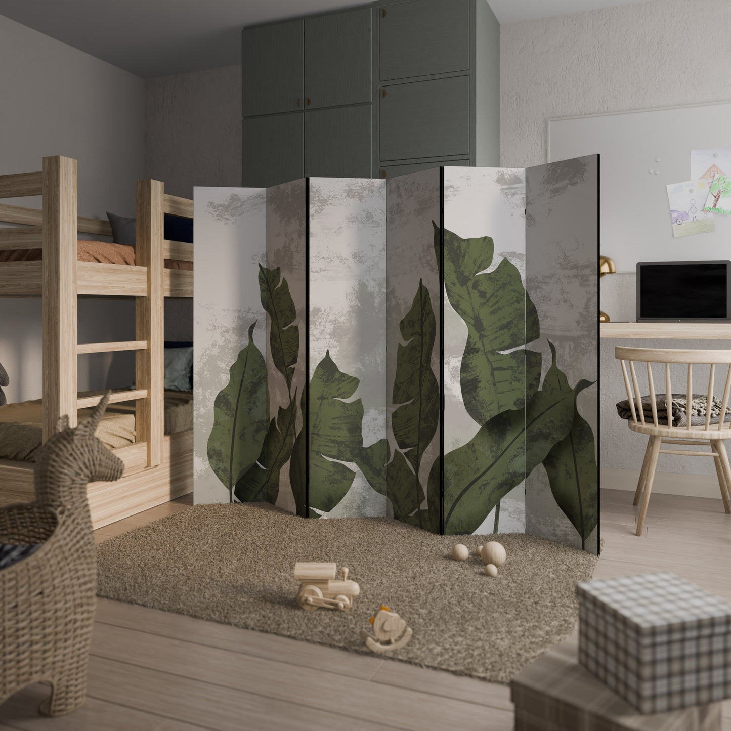 LEAF ECHO Decorative 6-Panel Room Divider