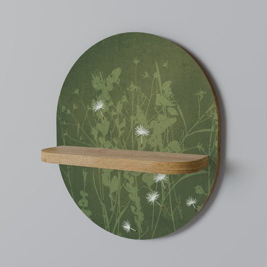 DANDELION HOLD Oval Art Hylla I Ekeffekt